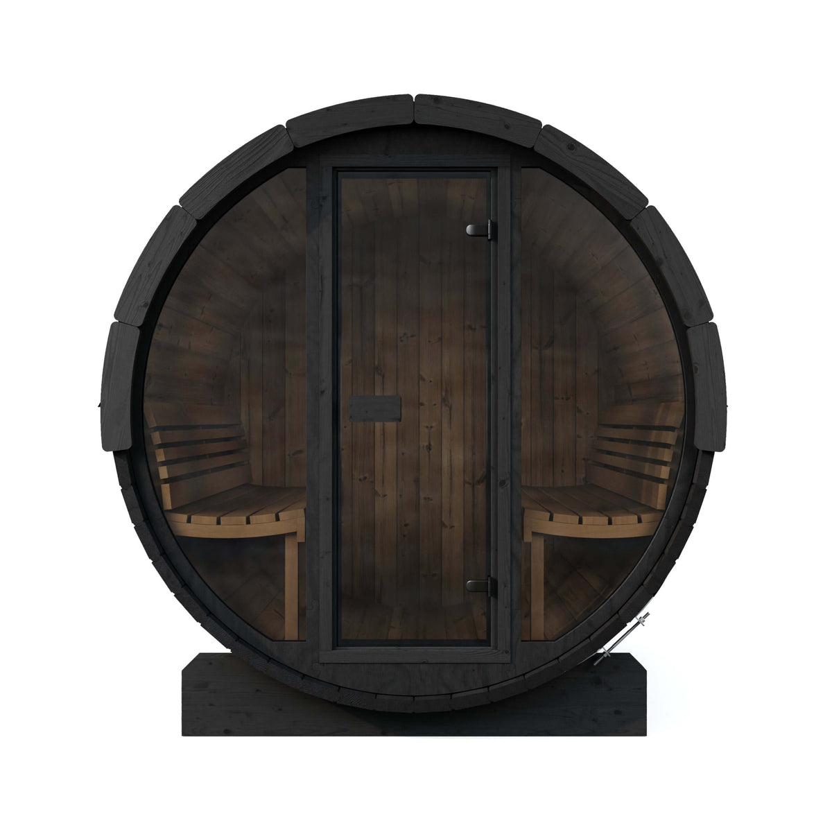 SaunaLife EE8G 4-Person Barrel Sauna | Ergo Elegance Series