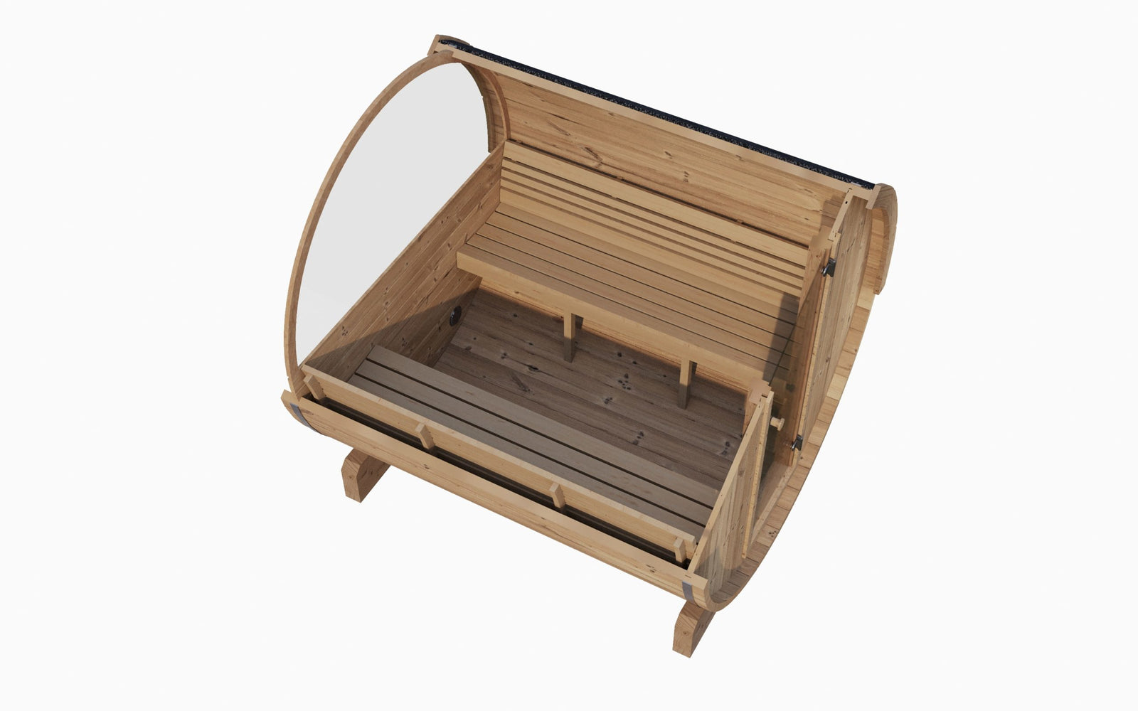 SaunaLife E7 4-Person Barrel Sauna | Ergo Models E7/ E7W/ E7G