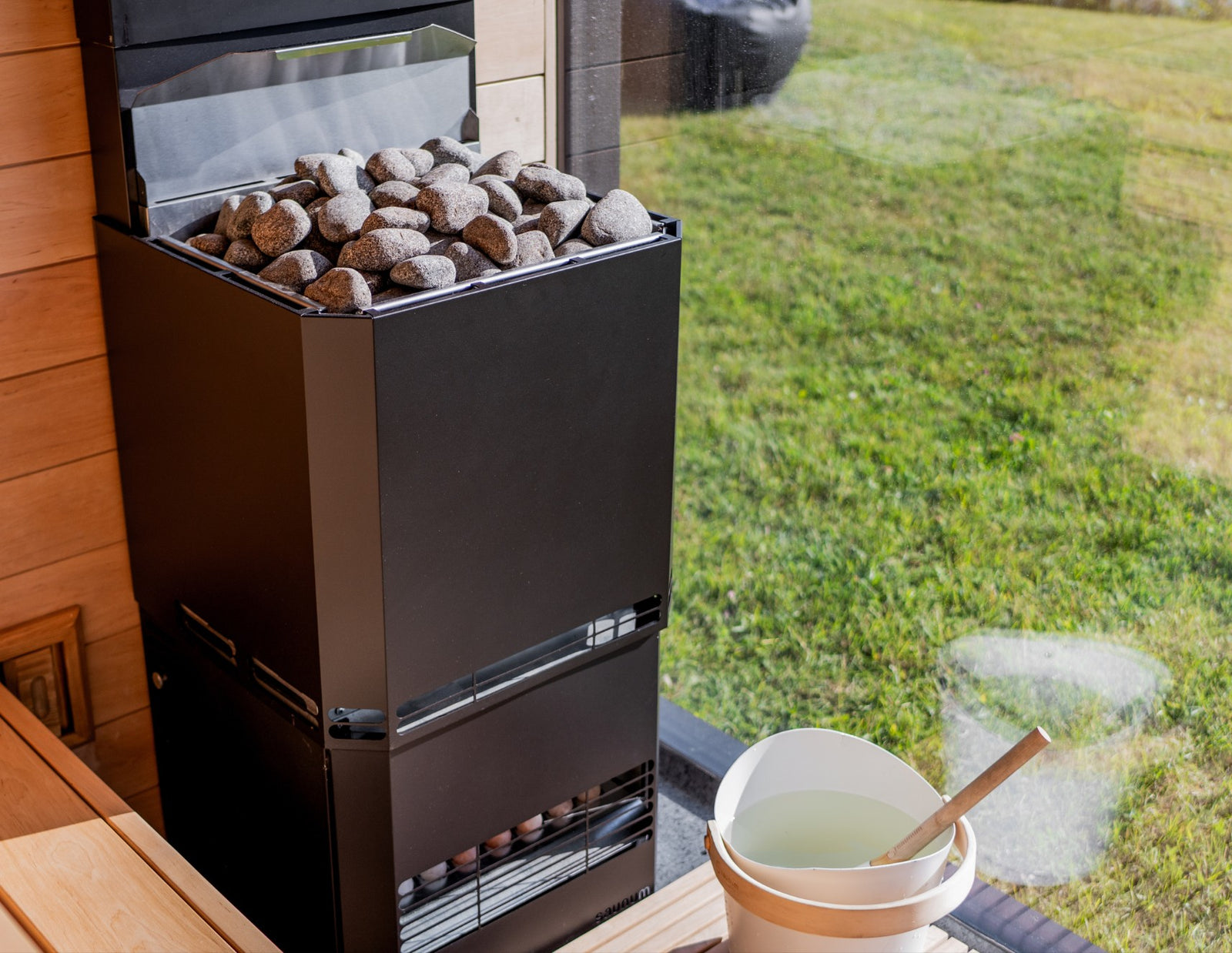 Saunum 9.8kW Electric Sauna Heater w/Climate Equalizer | AIR L 10