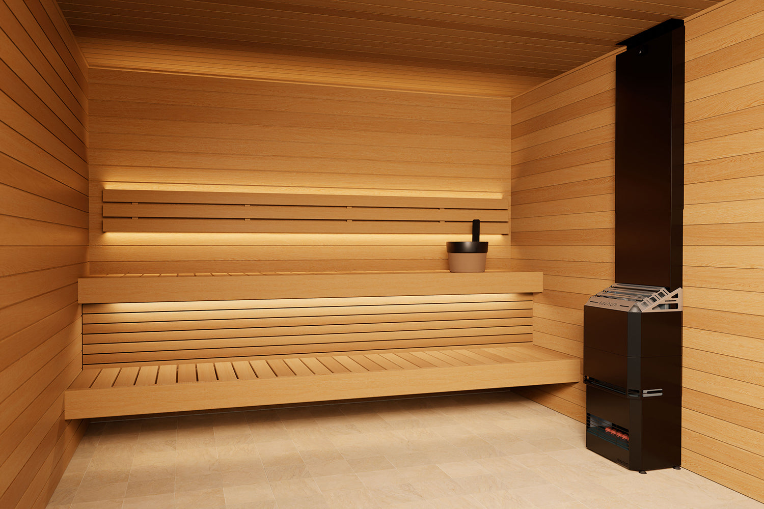 Saunum Electric Sauna Heater w/Climate Equalizer 4.8kW | AIR 5