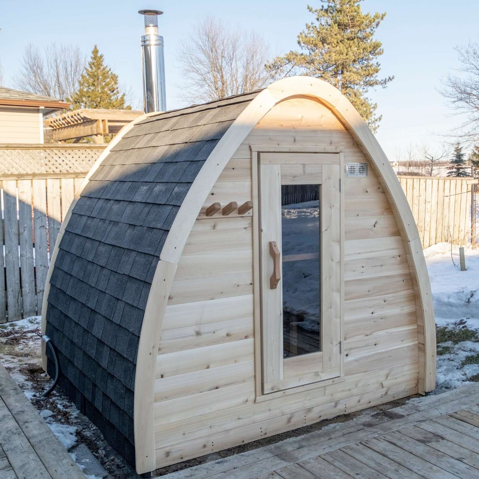 Dundalk Leisurecraft Canadian Timber 2-4 Person MiniPOD Sauna | CTC77MW