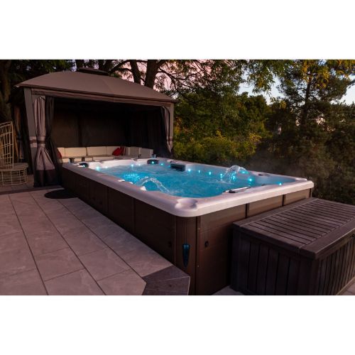 Canadian Spa 13ft Swim Spa 15HP-Jet 3-Person St Lawrence XSport
