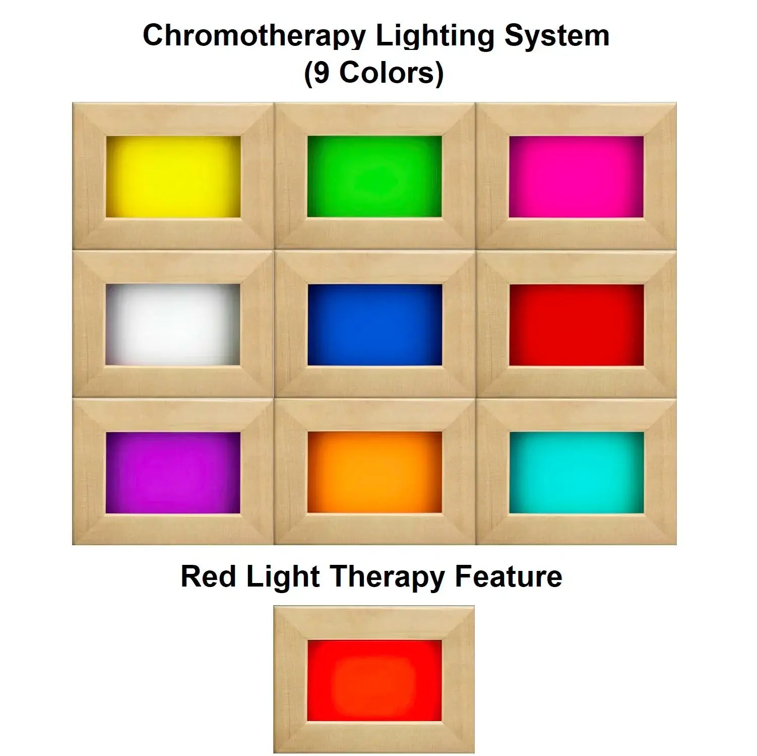 Golden Designs Hanko 3-Person Indoor Traditional Sauna Kit + Red Light Therapy | GDI-7202-01