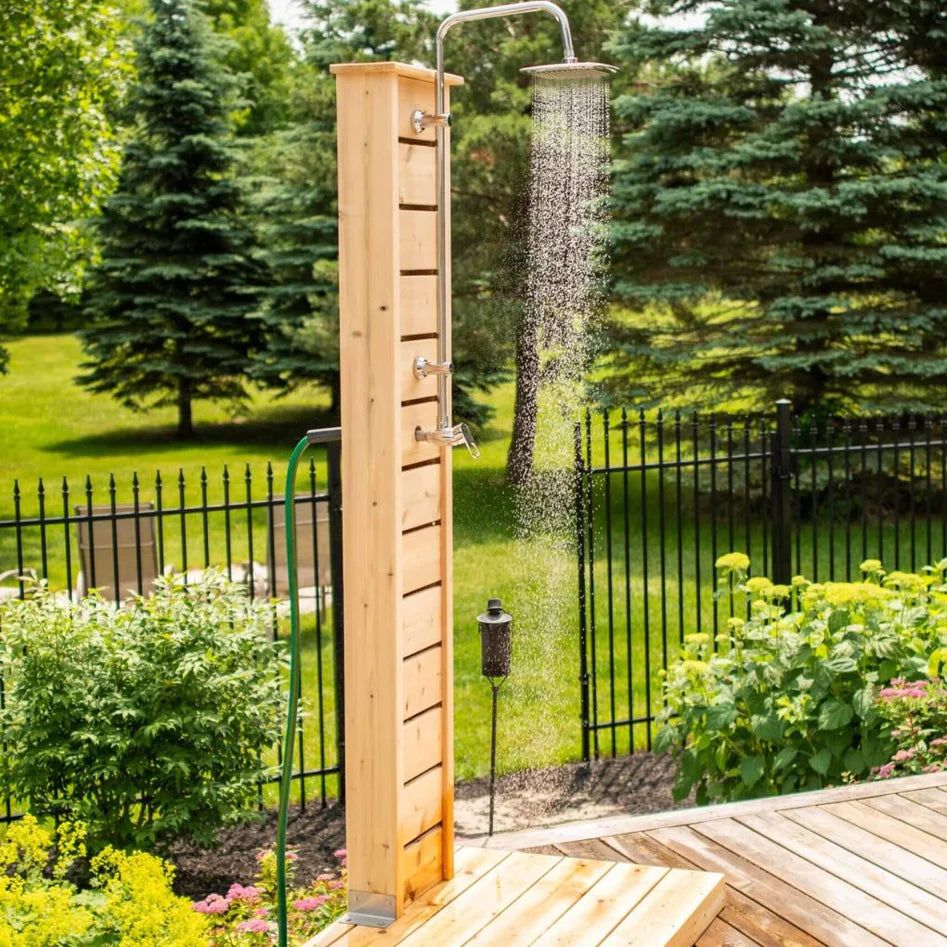 Dundalk Leisurecraft Canadian Timber Sierra Pillar Outdoor Shower | CTC105