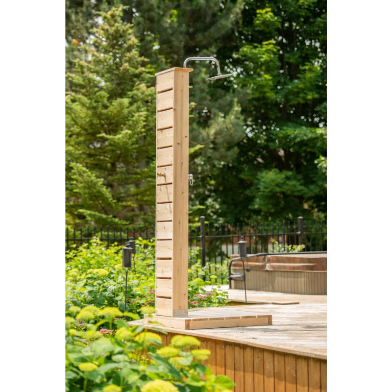 Dundalk Leisurecraft Canadian Timber Sierra Pillar Outdoor Shower | CTC105
