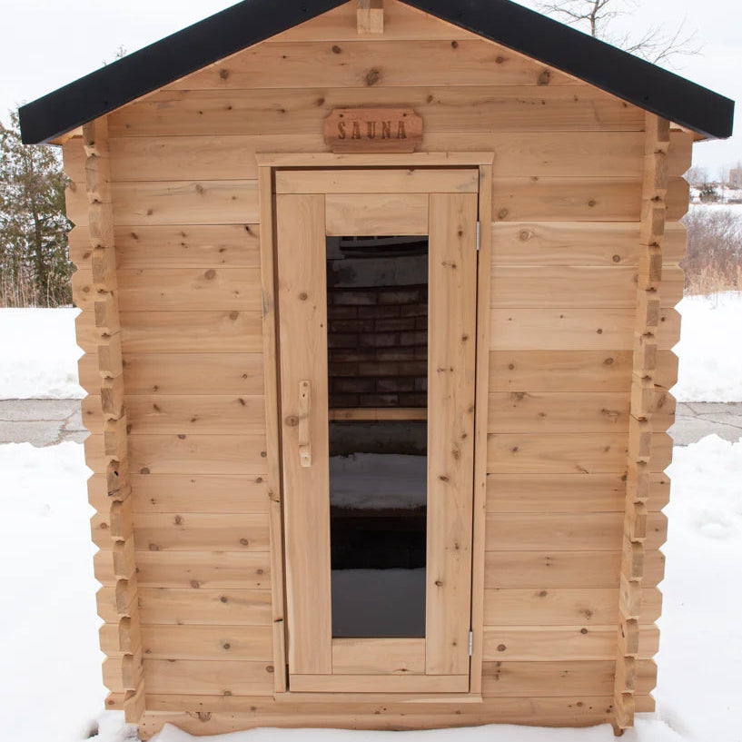 Dundalk Leisurecraft Canadian Timber 2-3 Person Granby Cabin Sauna | CTC66W