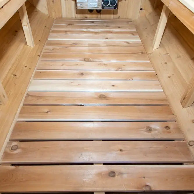 Dundalk Leisurecraft Canadian Timber 4-Person Harmony Barrel Sauna | CTC22W