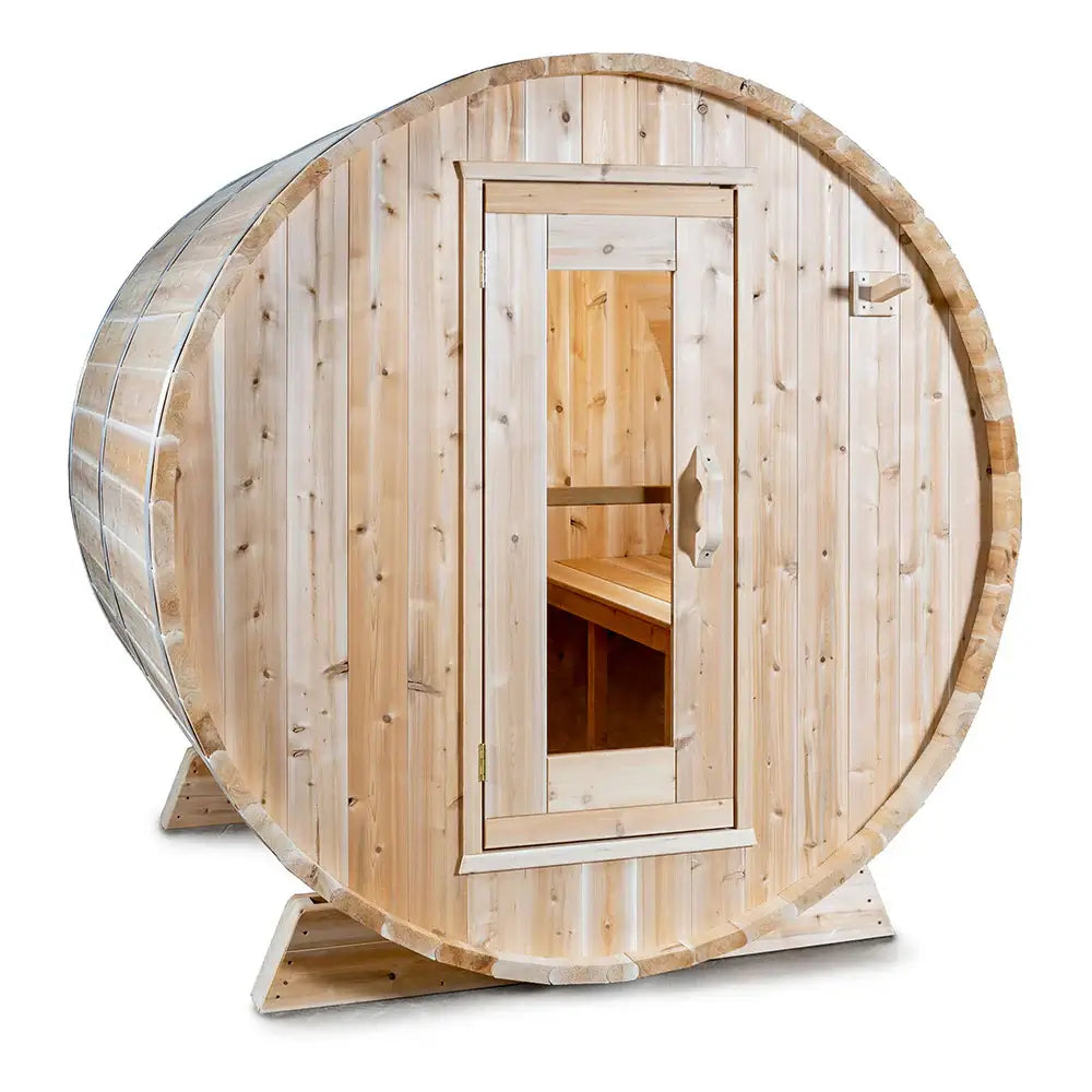 Dundalk Leisurecraft Canadian Timber 4-Person Harmony Barrel Sauna | CTC22W