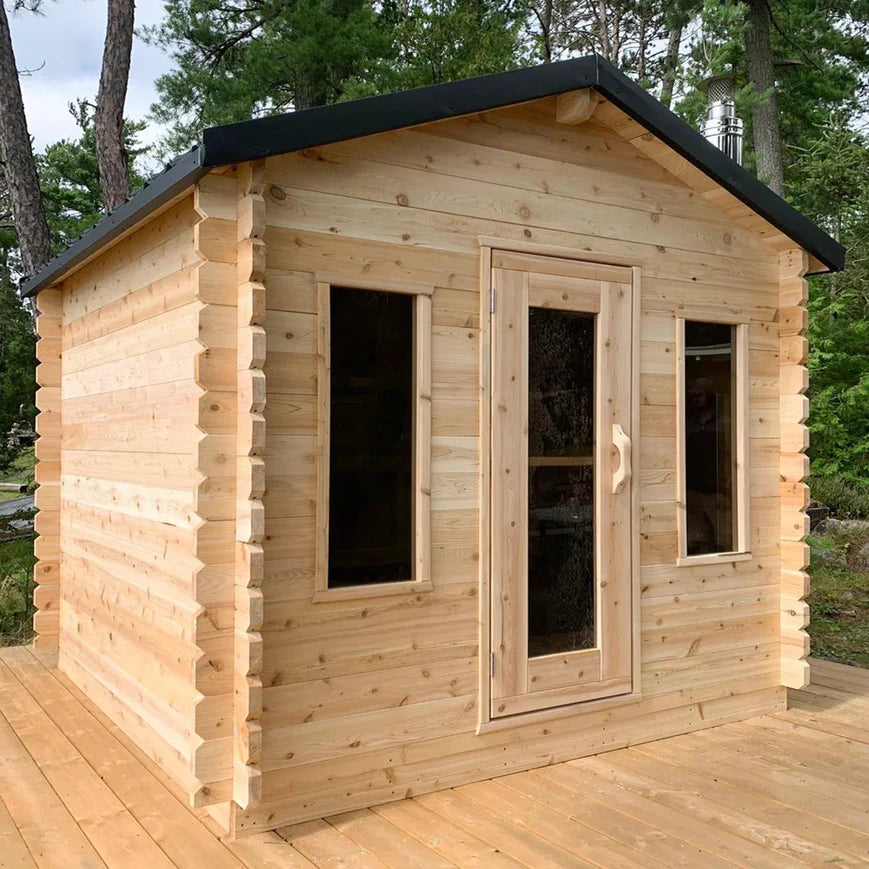 Dundalk Leisurecraft Canadian Timber 6 Person Georgian Cabin Sauna | CTC88W