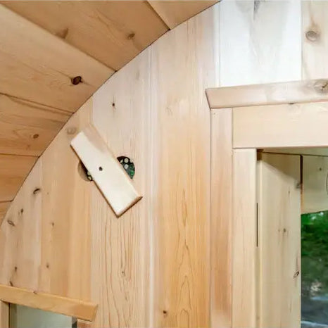 Dundalk Leisurecraft Canadian Timber 6-Person Tranquility MP Barrel Sauna | CTC2345MP