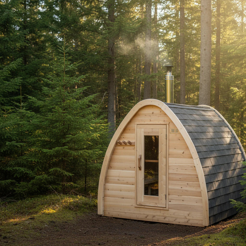 Dundalk Leisurecraft Canadian Timber 2 to 4 Person MiniPOD Sauna | CTC77MW