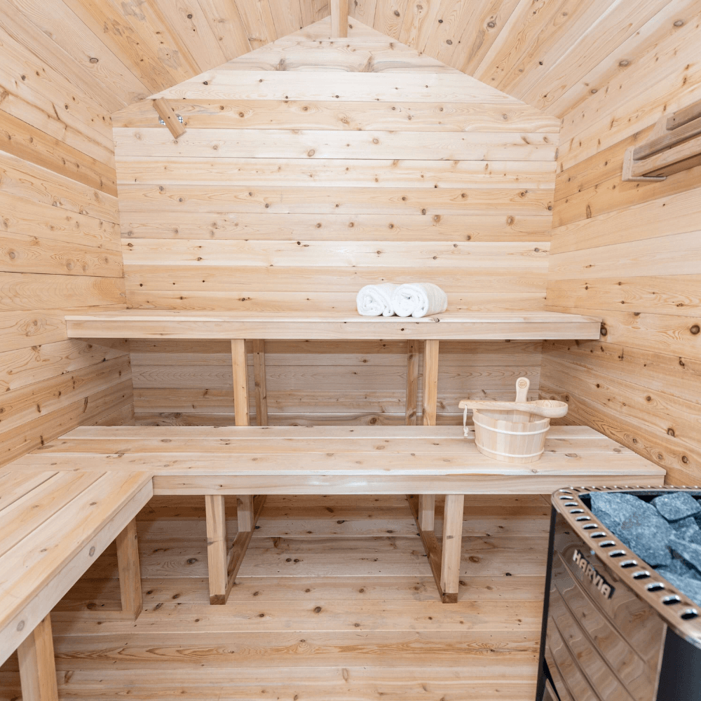 Dundalk Leisurecraft Canadian Timber 6 Person Georgian Cabin Sauna | CTC88W