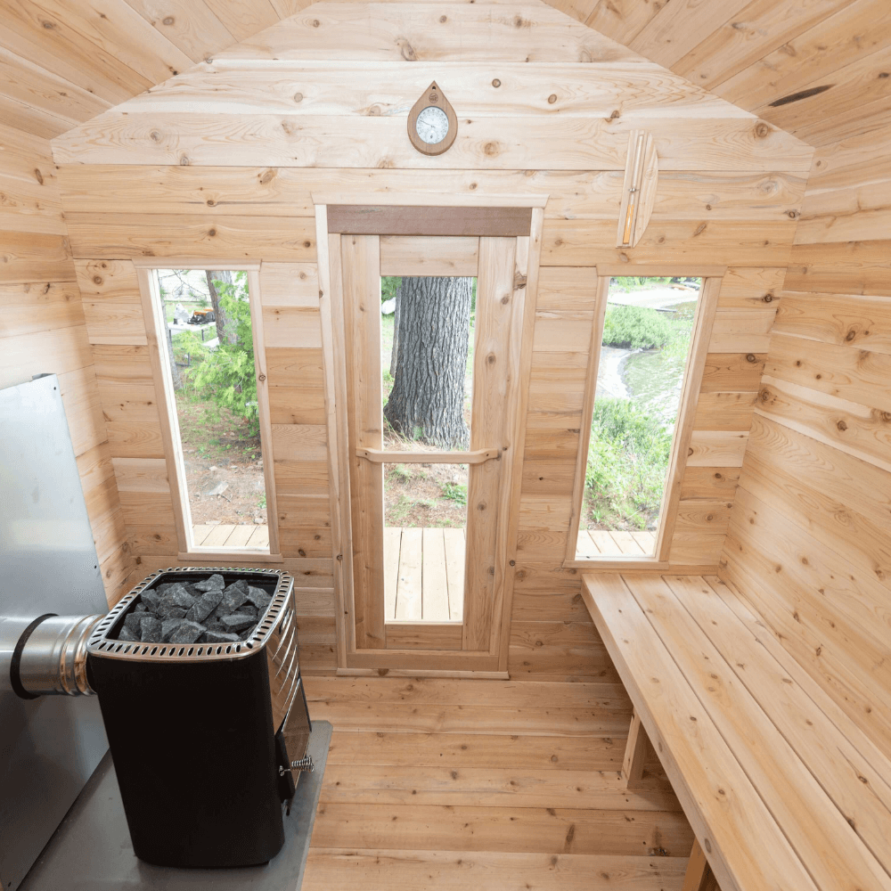Dundalk Leisurecraft Canadian Timber 6 Person Georgian Cabin Sauna | CTC88W
