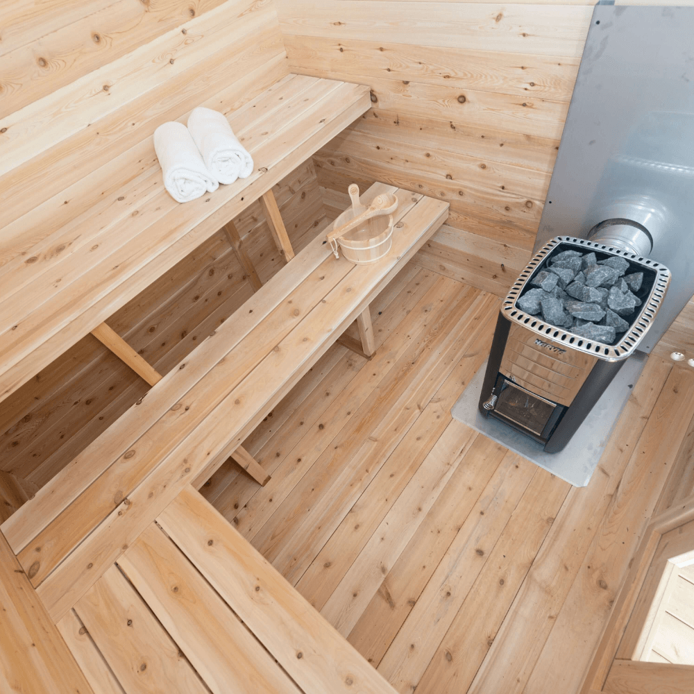 Dundalk Leisurecraft Canadian Timber 6 Person Georgian Cabin Sauna | CTC88W