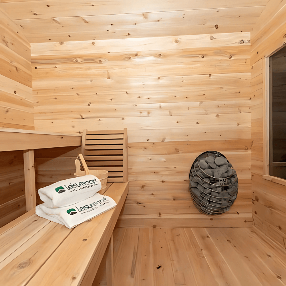 Dundalk Leisurecraft Canadian Timber 6 Person Georgian Cabin Sauna | CTC88W