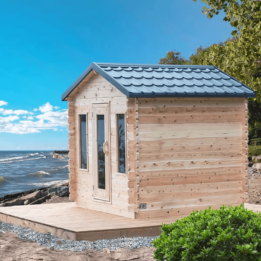 Dundalk Leisurecraft Canadian Timber 6 Person Georgian Cabin Sauna | CTC88W