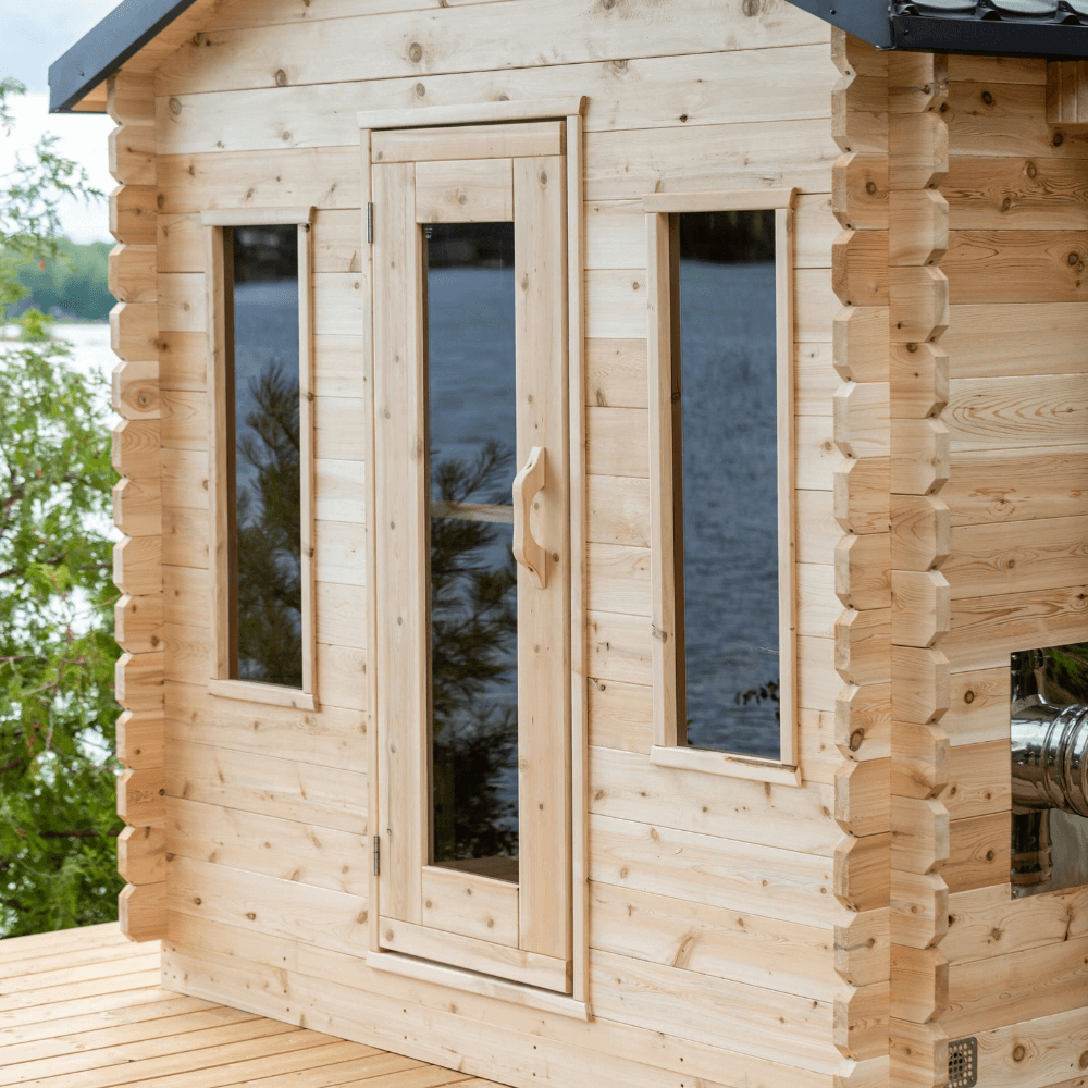 Dundalk Leisurecraft Canadian Timber 6 Person Georgian Cabin Sauna | CTC88W