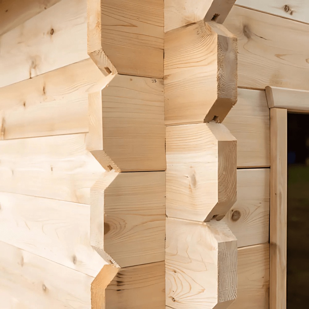 Dundalk Leisurecraft Canadian Timber 6 Person Georgian Cabin Sauna w/ Porch | CTC88PW