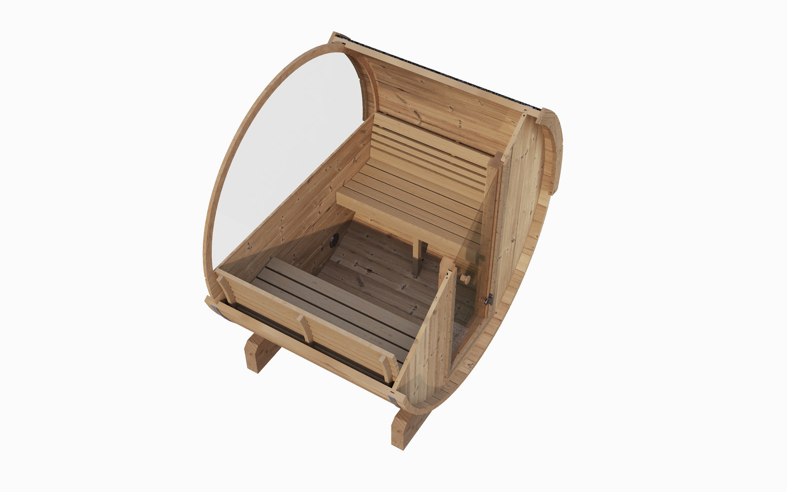 SaunaLife E6 2-4 Person Barrel Sauna | Ergo Models E6/ E6W