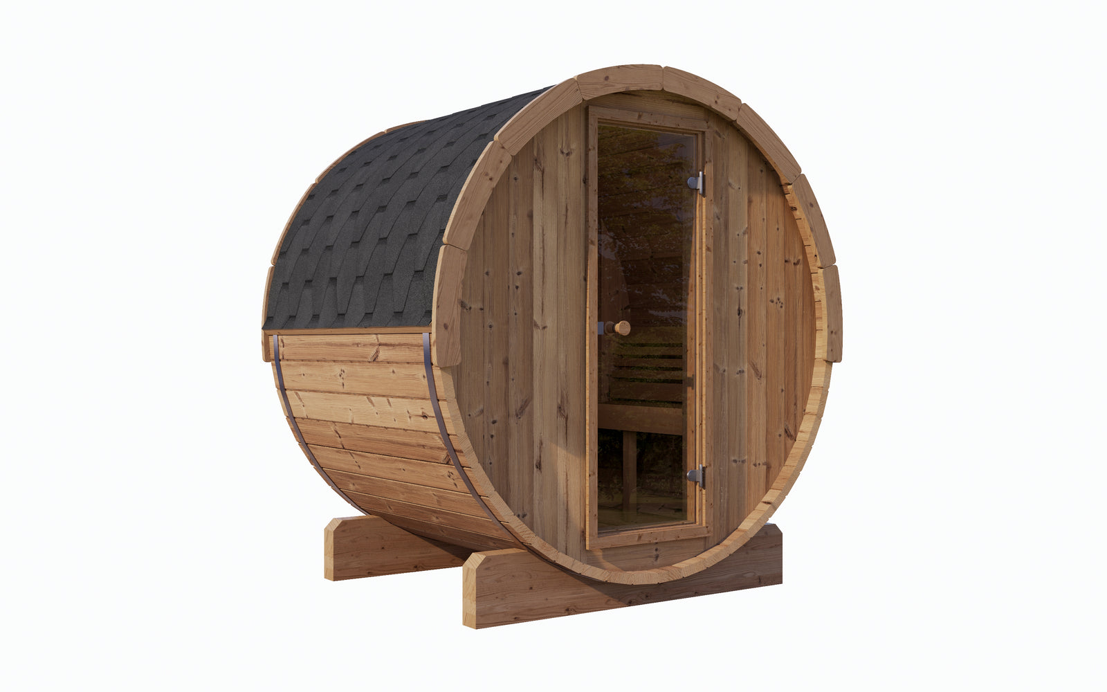 SaunaLife E6 2-4 Person Barrel Sauna | Ergo Models E6/ E6W
