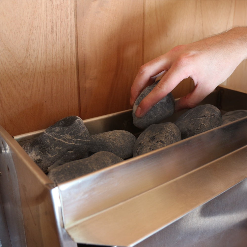 Scandia 2-8 Person Barrel Sauna w/ Electric Heater