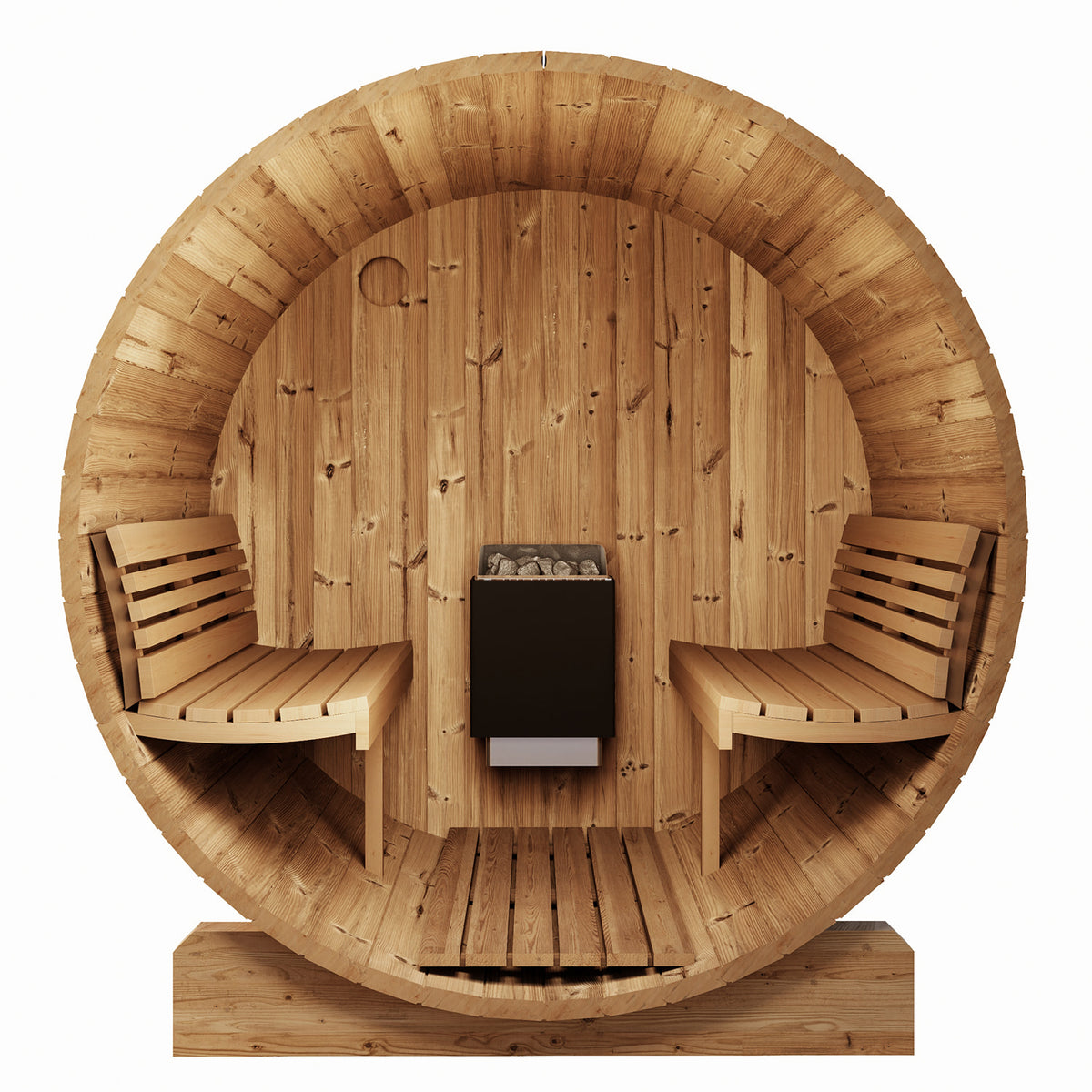 SaunaLife E6 2-4 Person Barrel Sauna | Ergo Models E6/ E6W