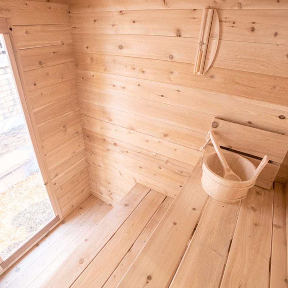 Dundalk Leisurecraft Canadian Timber 2-3 Person Granby Cabin Sauna | CTC66W