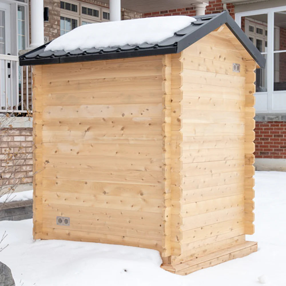 Dundalk Leisurecraft Canadian Timber 2-3 Person Granby Cabin Sauna | CTC66W