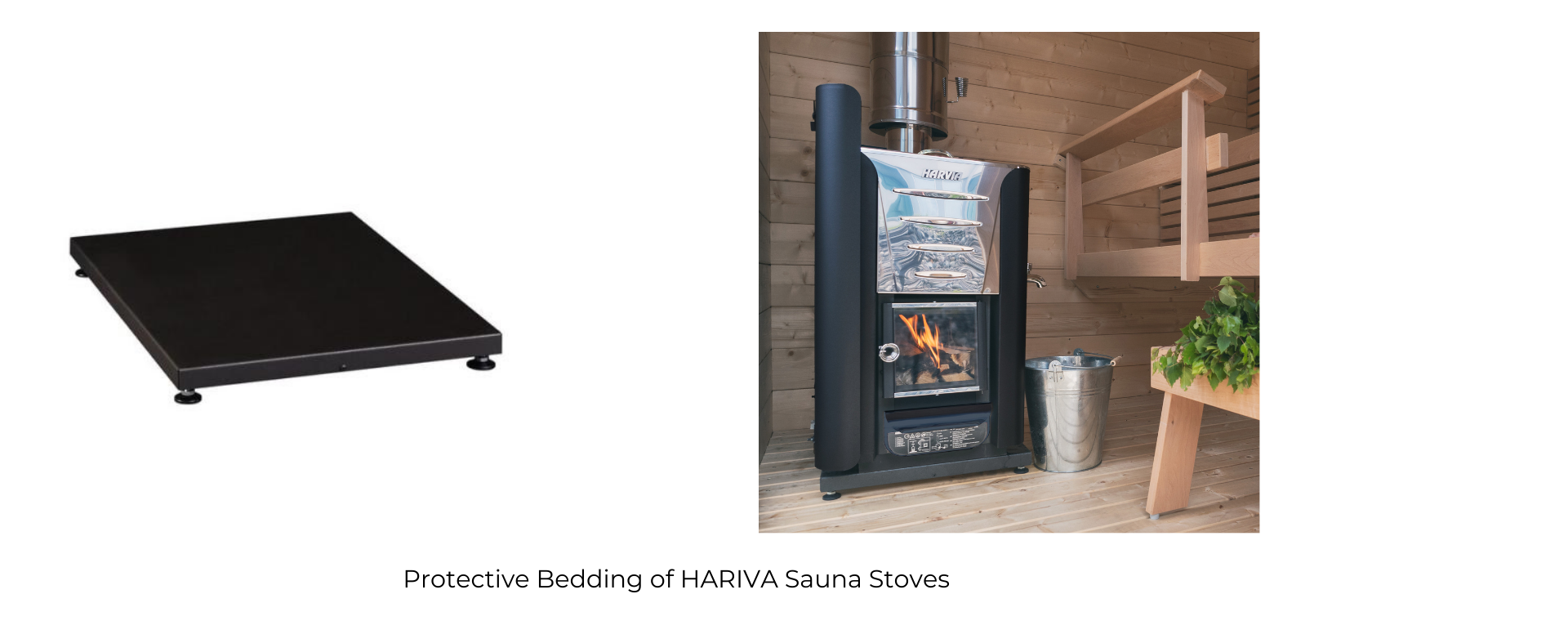 Harvia Linear 22 GreenFlame 15.7kW Wood Burning Sauna Stove