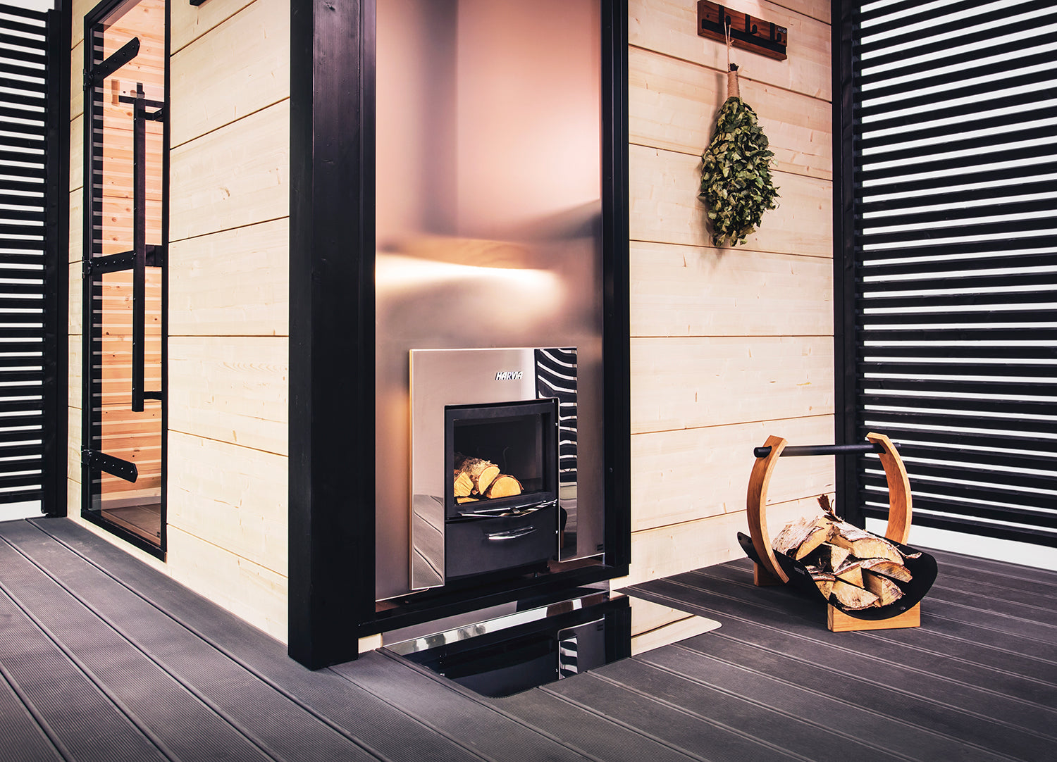 Harvia PRO 20 DUO Steel 24.1kW Wood-Burning Sauna Stove
