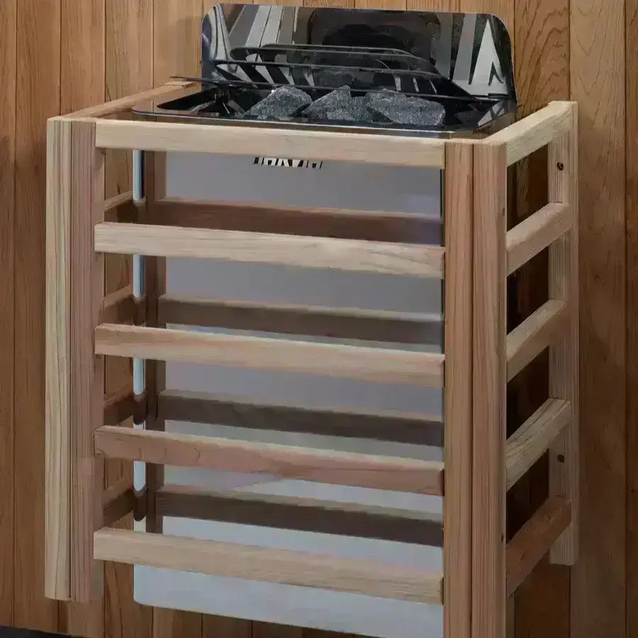 Golden Designs Sundsvall 2-Person Indoor Sauna & Harvia Traditional Electric Heater Kit | GDI-7289-02