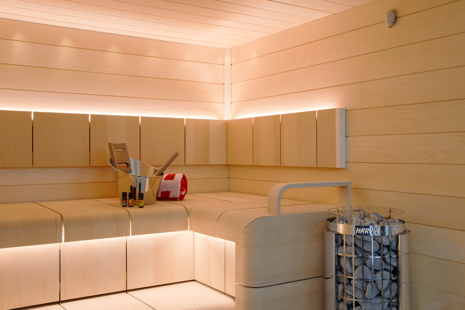 Harvia Cilindro Half Series Electric Sauna Heater w/ Built-in Control 6/8/9kW