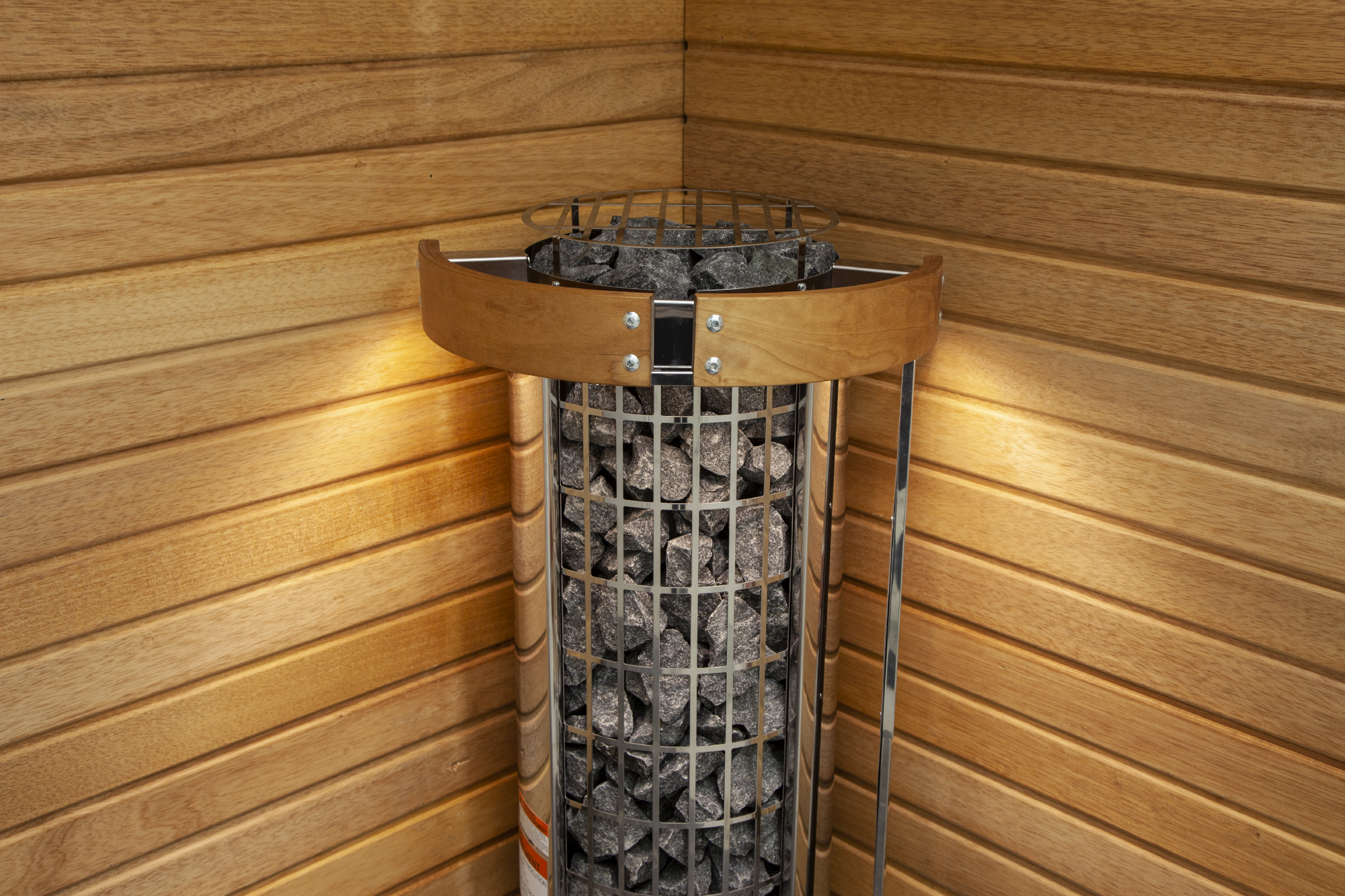 Harvia Cilindro Half Series Electric Sauna Heater w/ Built-in Control 6/8/9kW