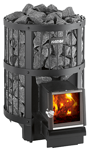 Harvia Legend 150 SL 16kW Wood-Burning Sauna Stove w/ exterior feed | WK150LDSL