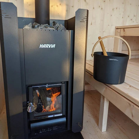 Harvia Linear 16 17.9kW Wood Burning Sauna Stove