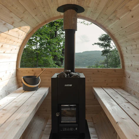 Harvia Linear 16 17.9kW Wood Burning Sauna Stove