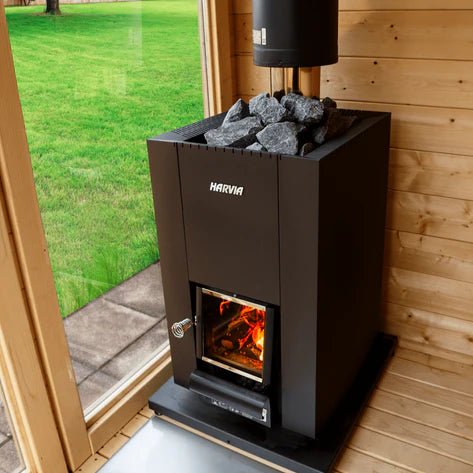 Harvia Linear 16 17.9kW Wood Burning Sauna Stove