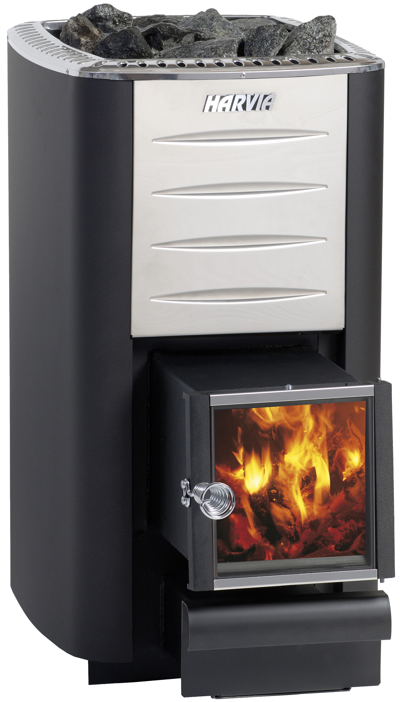 Harvia M3 SL 16.5kW Wood-Burning Sauna Stove w/ Exterior Feed