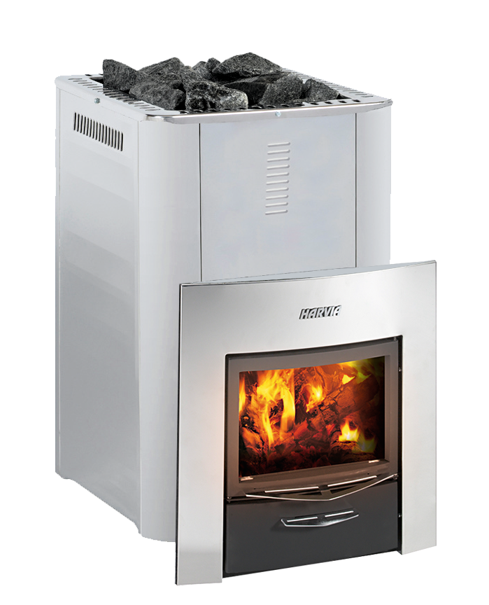 Harvia PRO 36 DUO Steel 31kW Wood-Burning Sauna Stove