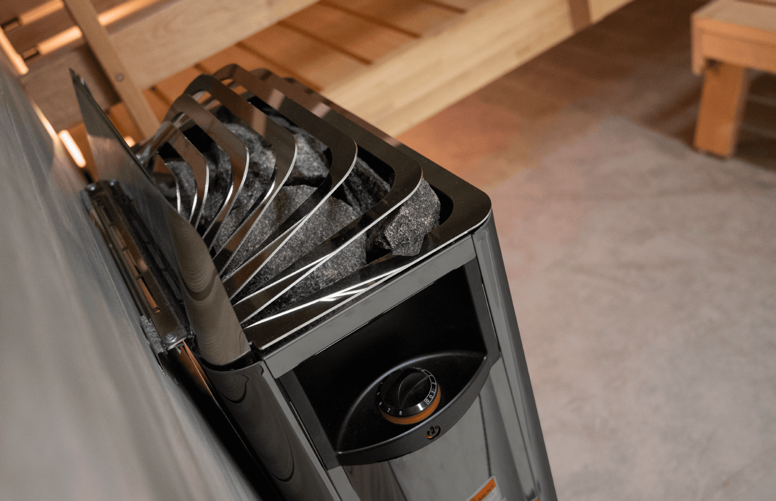 Harvia The Wall Electric Sauna Heater w/ Built-in Controls 6/8kW