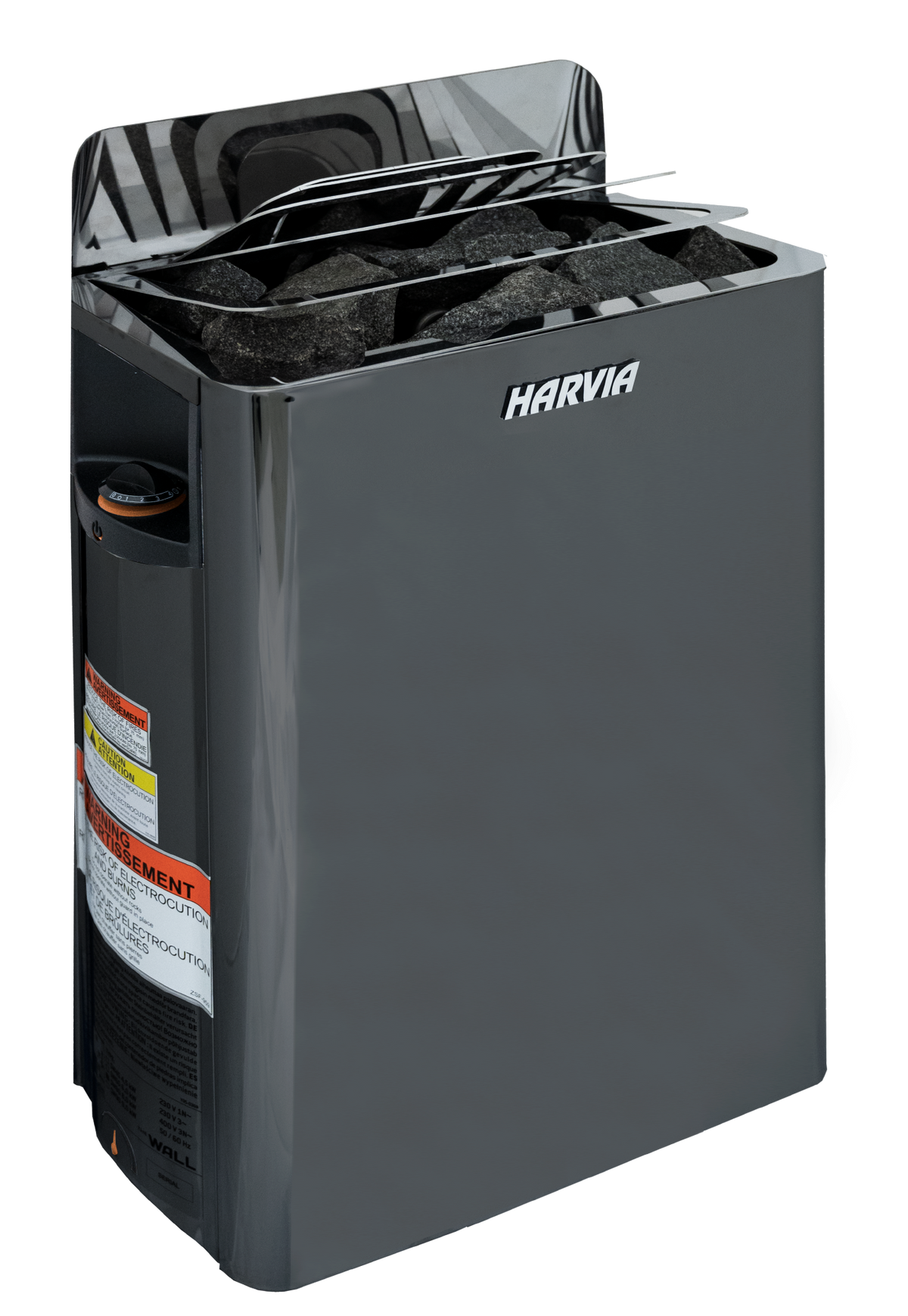Harvia The Wall Electric Sauna Heater w/ Built-in Controls 6/8kW