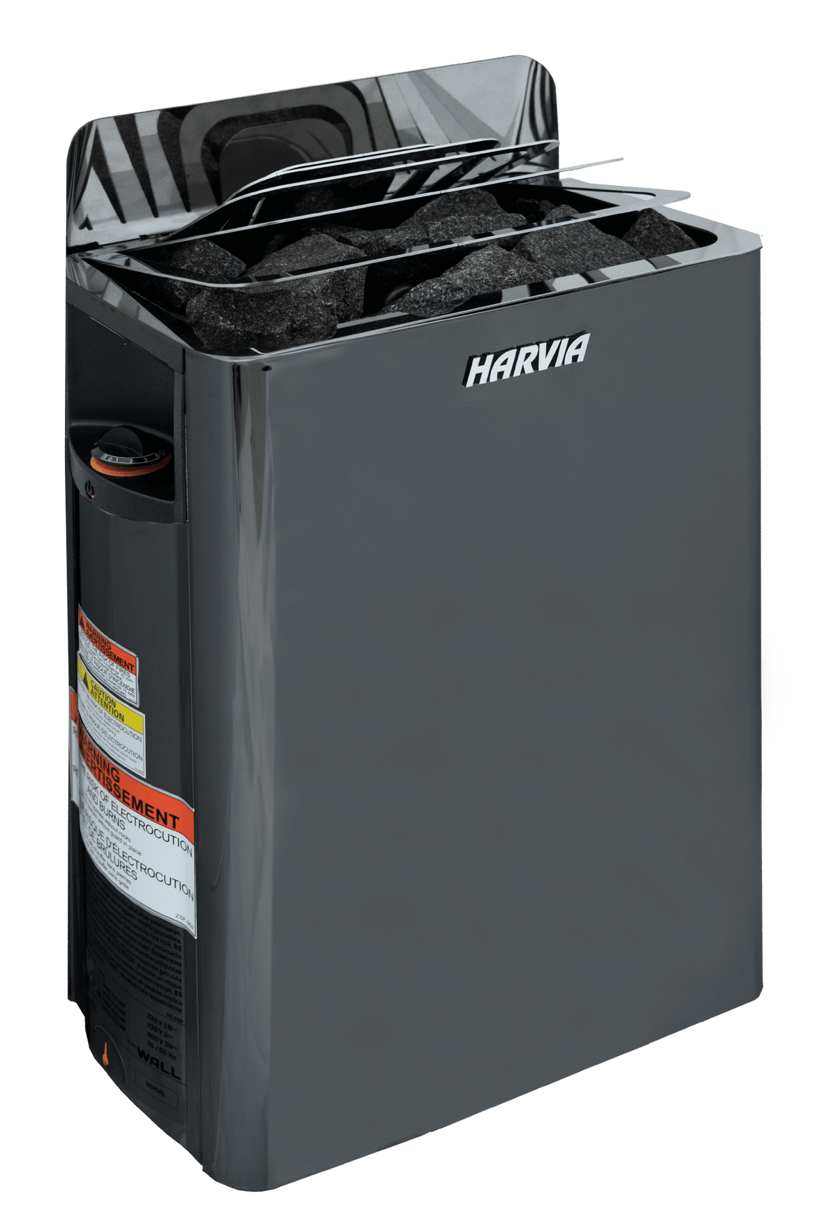 Harvia The Wall Electric Sauna Heater w/ Built-in Controls 6/8kW