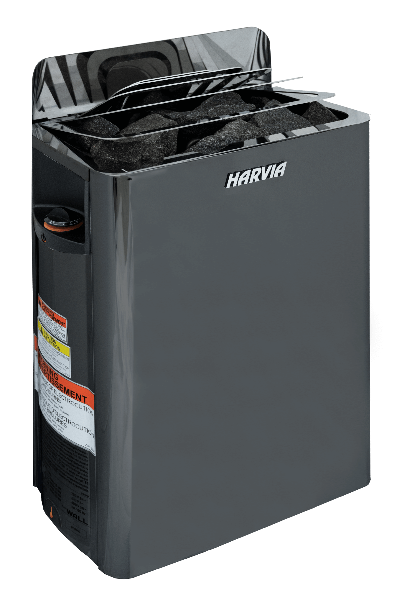 Harvia The Wall Electric Sauna Heater w/ Built-in Controls 6/8kW