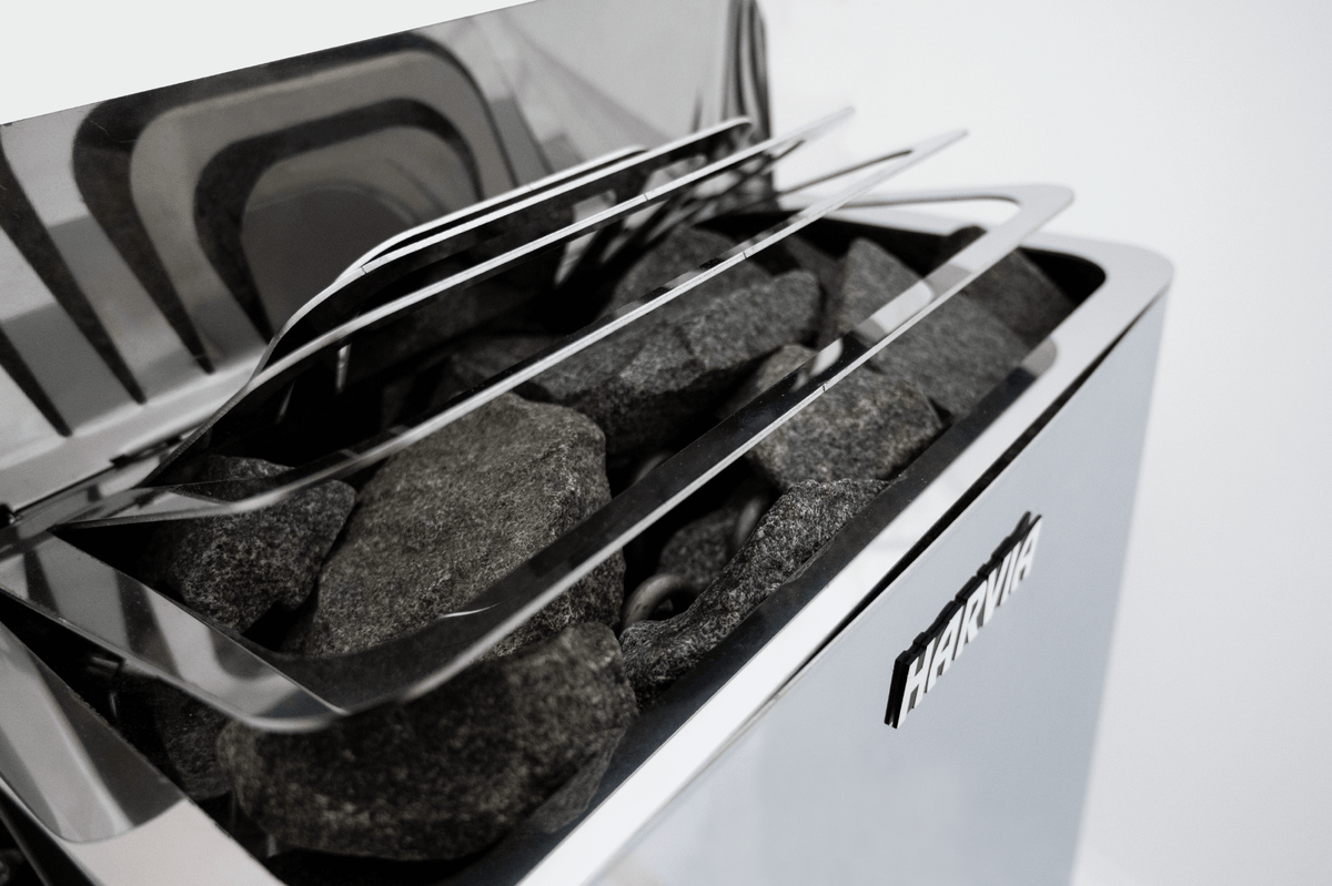 Harvia The Wall Electric Sauna Heater w/ Built-in Controls 6/8kW