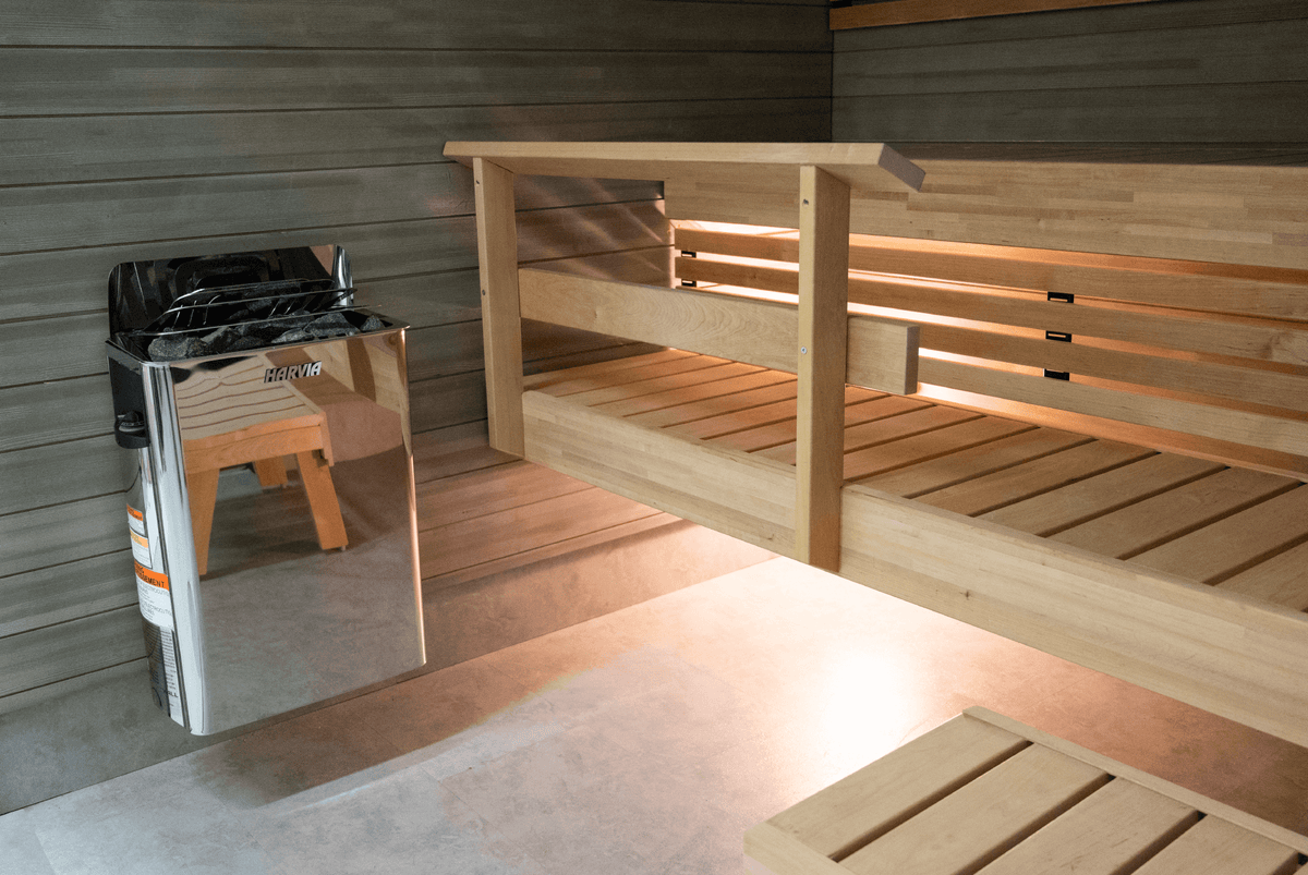 Harvia The Wall Electric Sauna Heater w/ Built-in Controls 6/8kW