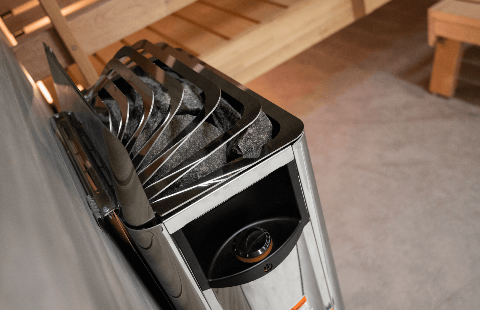 Harvia The Wall Electric Sauna Heater w/ Built-in Controls 6/8kW