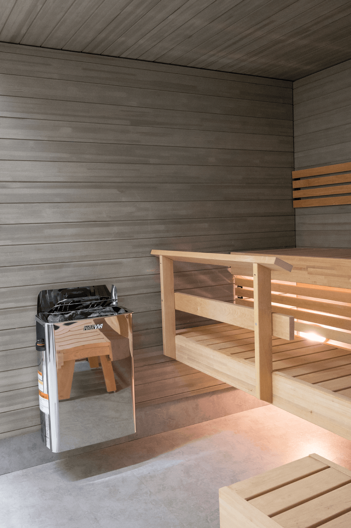 Harvia The Wall Electric Sauna Heater w/ Built-in Controls 6/8kW