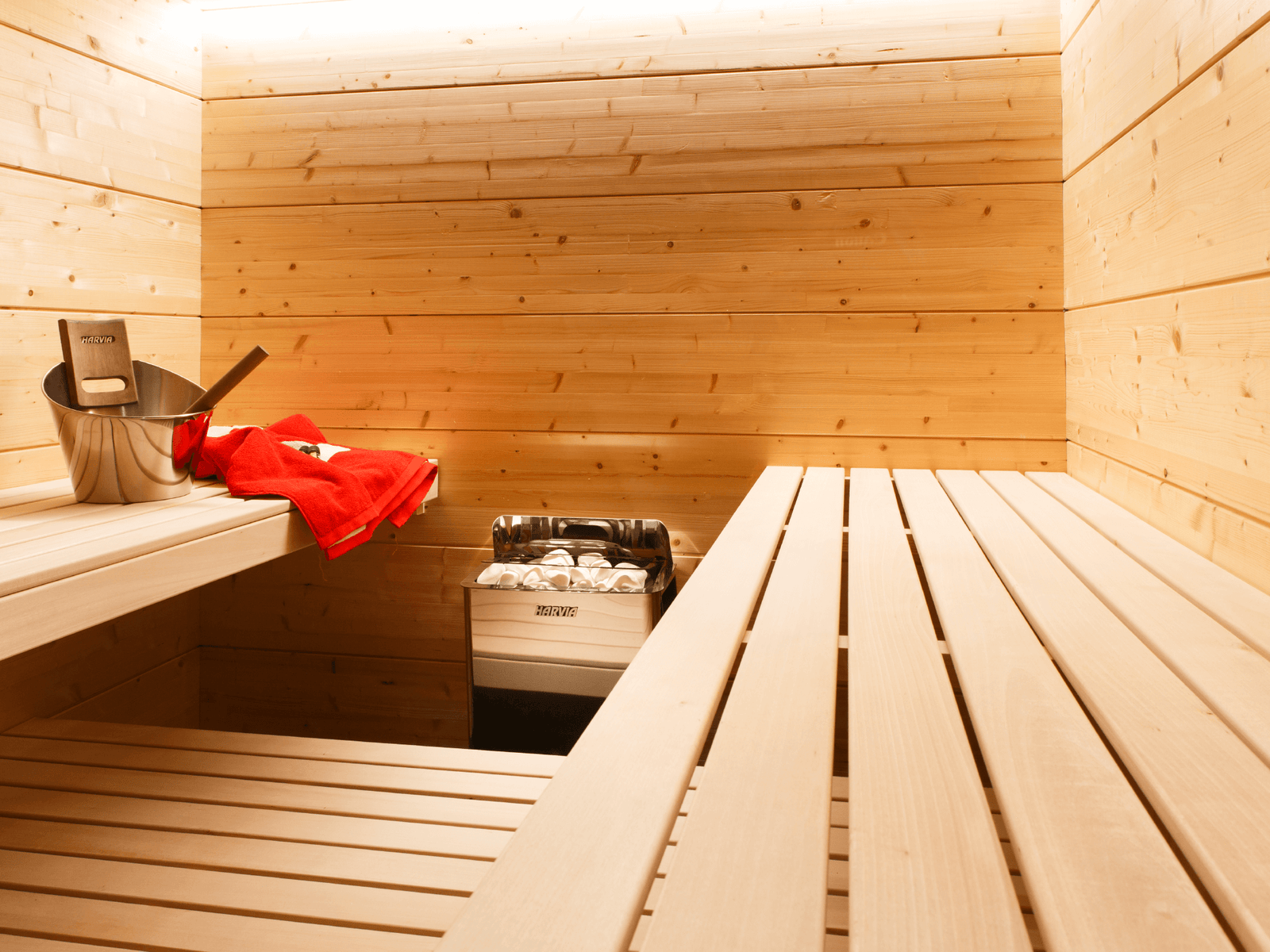 Harvia The Wall Electric Sauna Heater w/ Built-in Controls 6/8kW