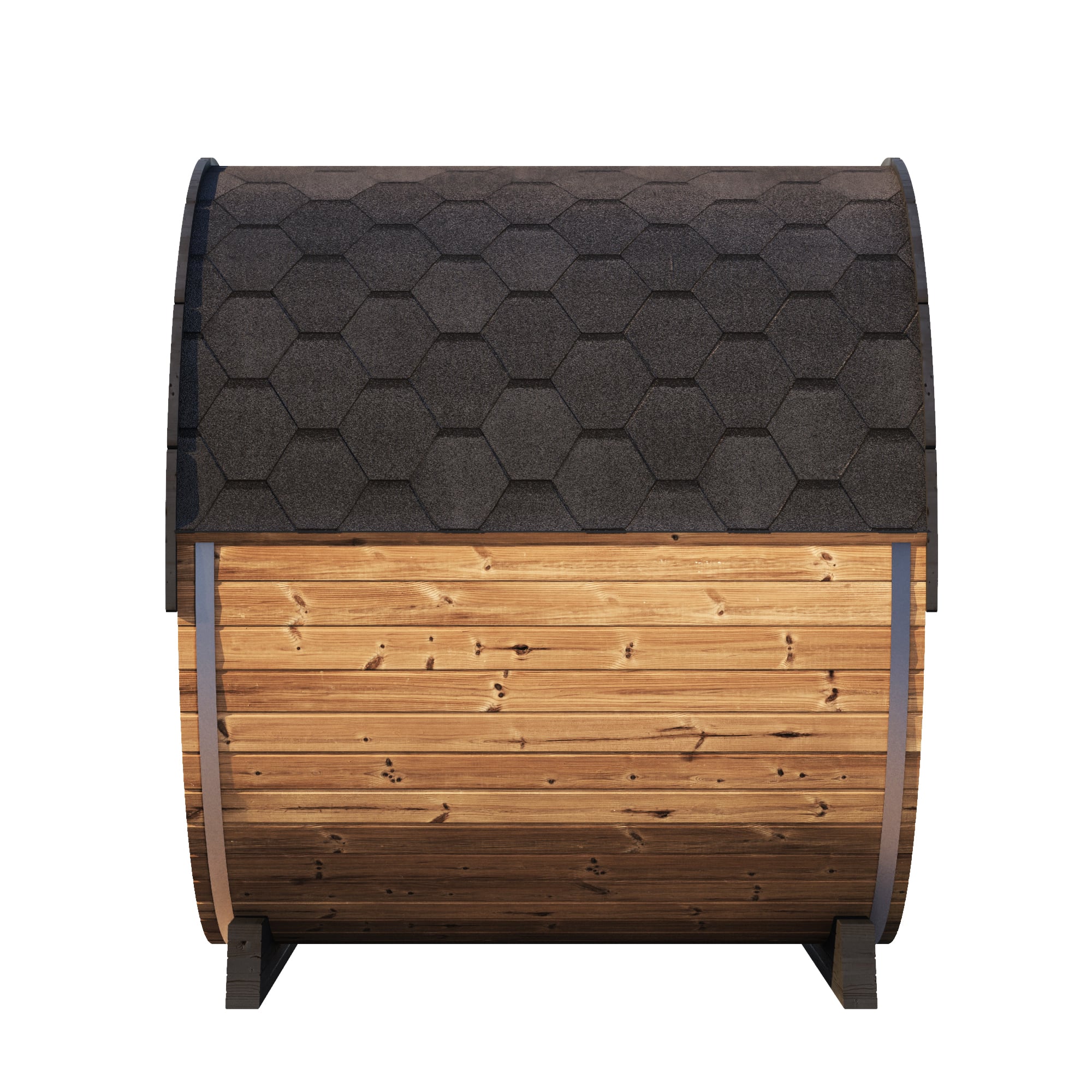 SaunaLife EE8G 4-Person Barrel Sauna | Ergo Elegance Series