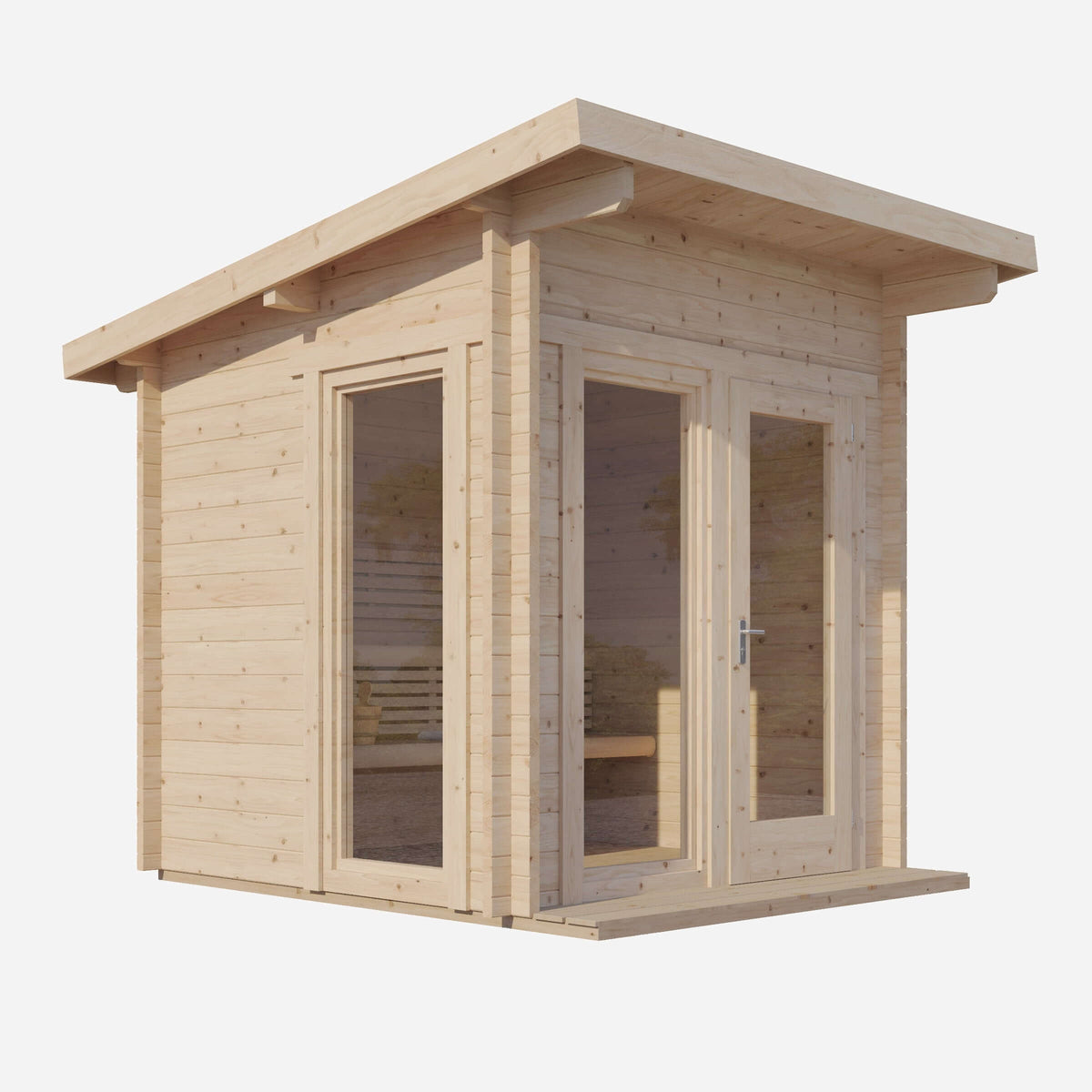 Saunalife G4 6 Person Traditional Outdoor Cabin Sauna